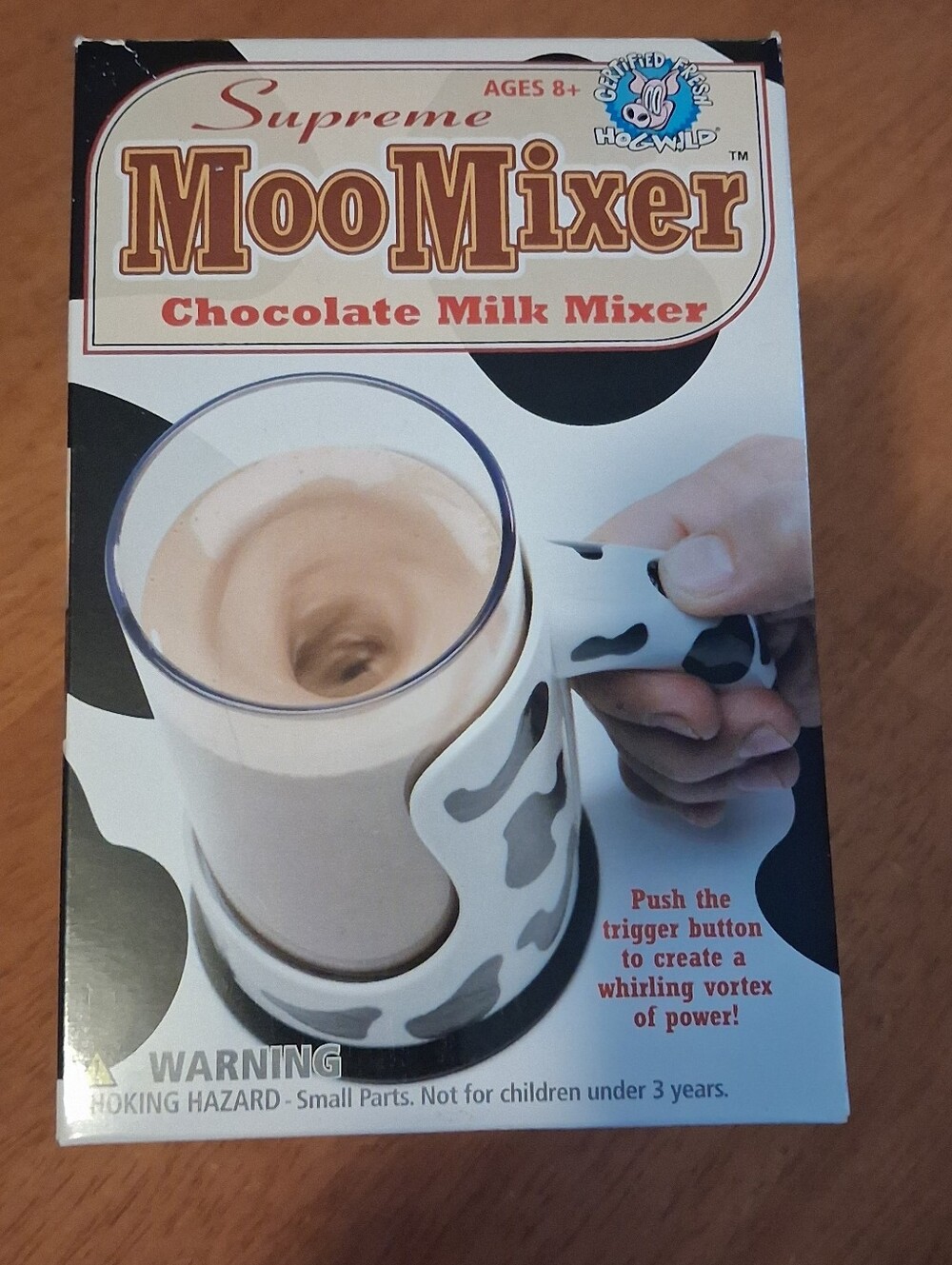 Supreme MooMixer Chocolate Milk Mixer - White and Black